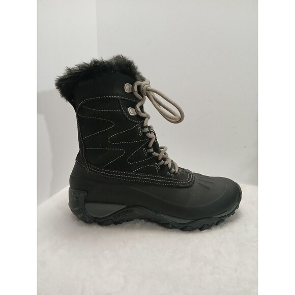 Merrell Yokota Polar Waterproof Boots  Black womens 8.5 J002360 - Picture 4 of 9